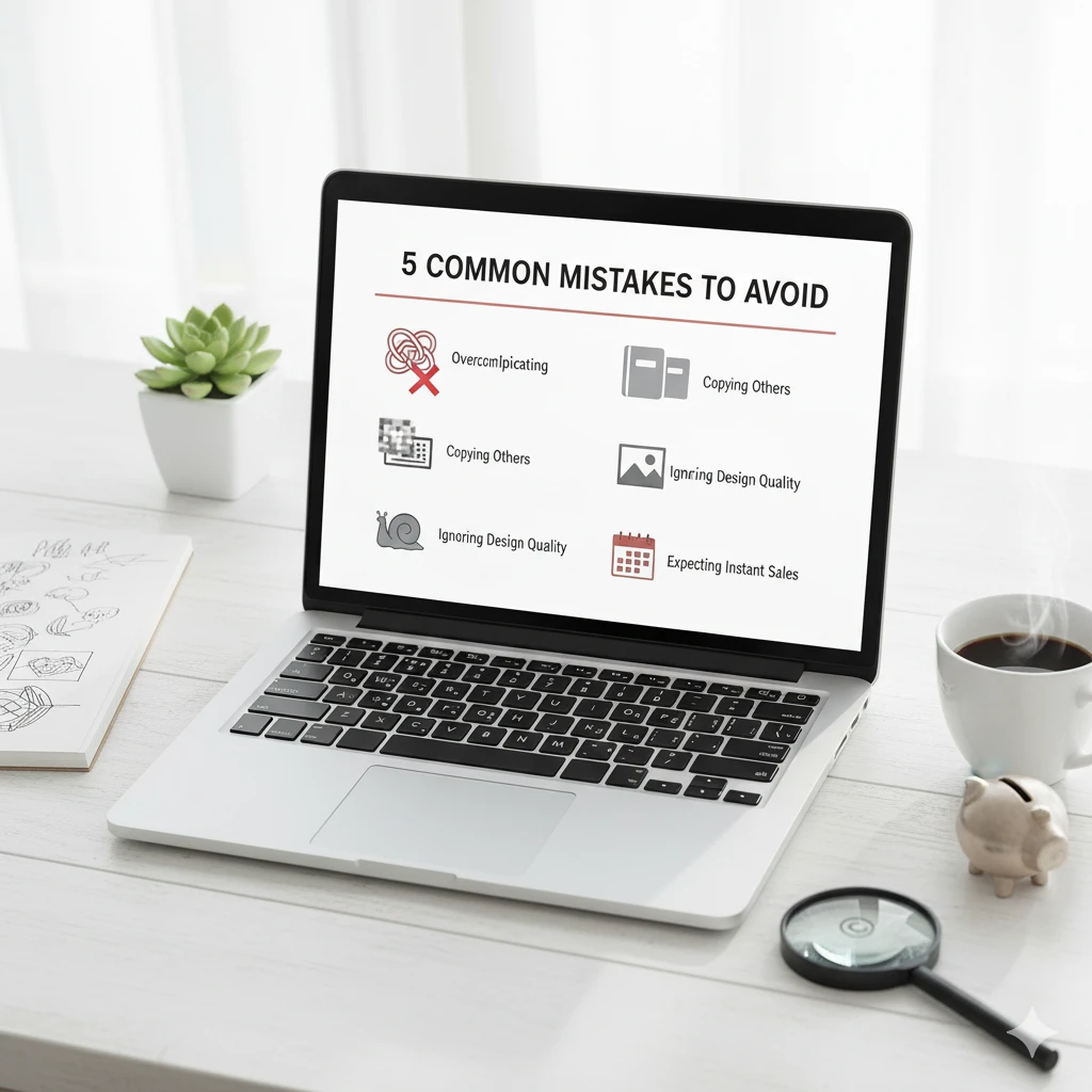 common beginner mistakes to avoid when selling digital products online