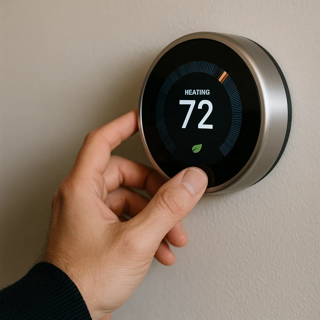 Smart thermostat helps reduce heating and cooling utility bills