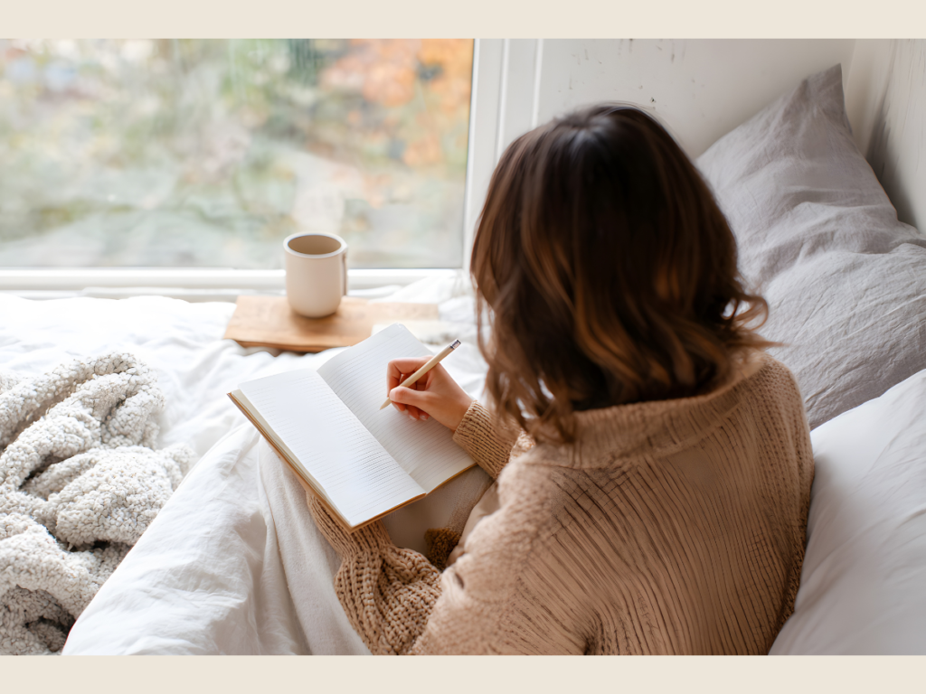 Cozy minimalist reading nook representing social energy balance and slow living